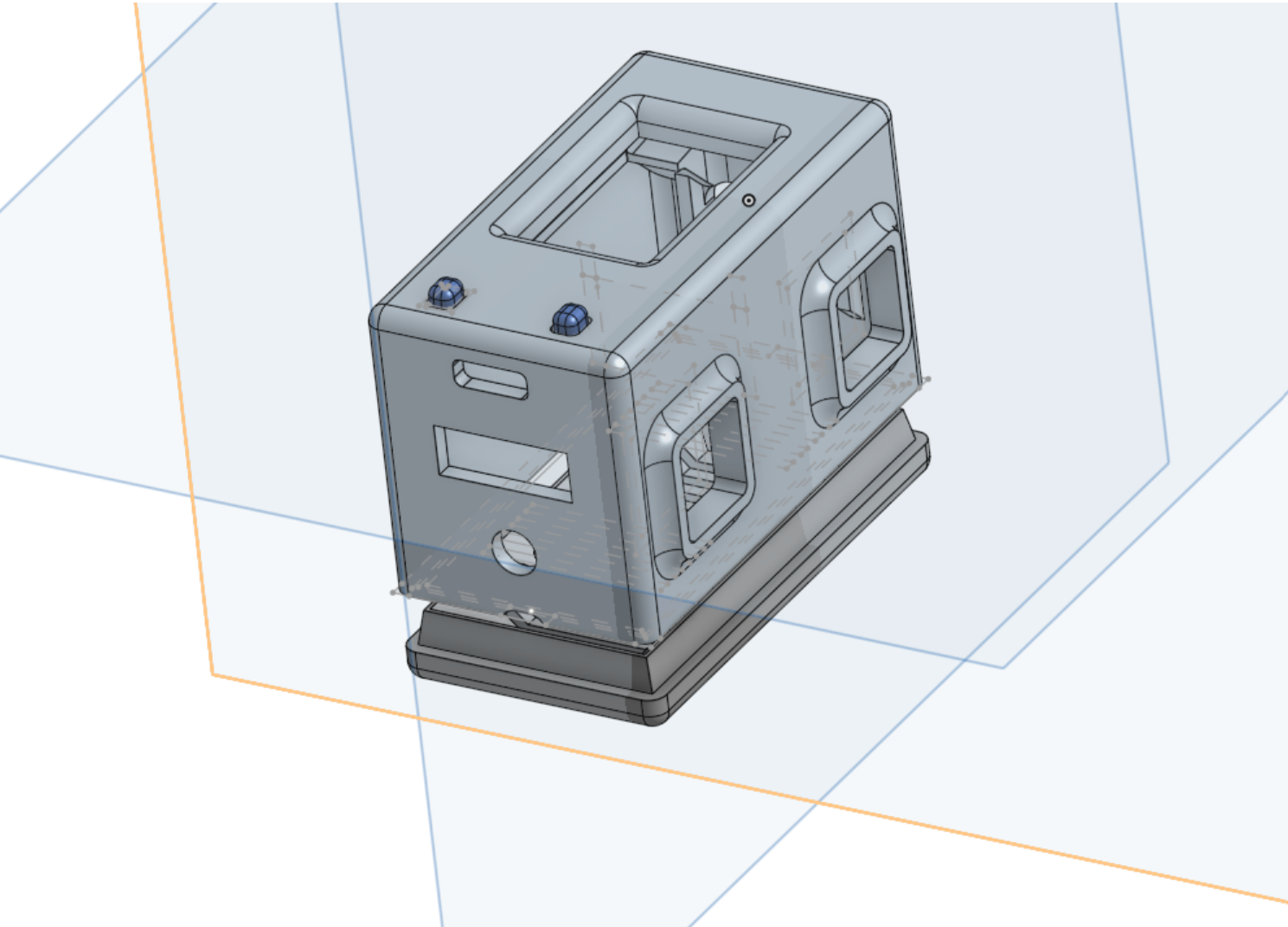CAD drawing in Onshape
